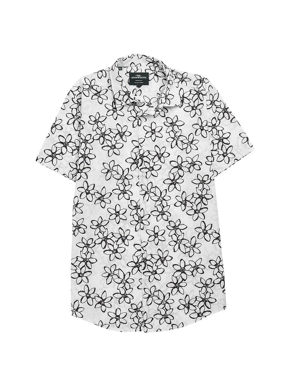 Mens Wingrove Floral Cotton Slim-Fit Shirt Product Image