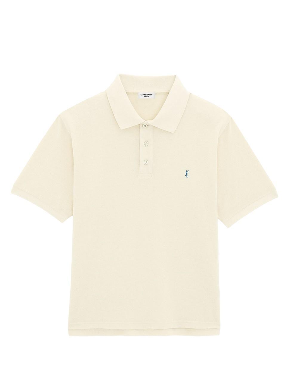 Mens Monogram Polo Shirt in Cotton Pique Product Image