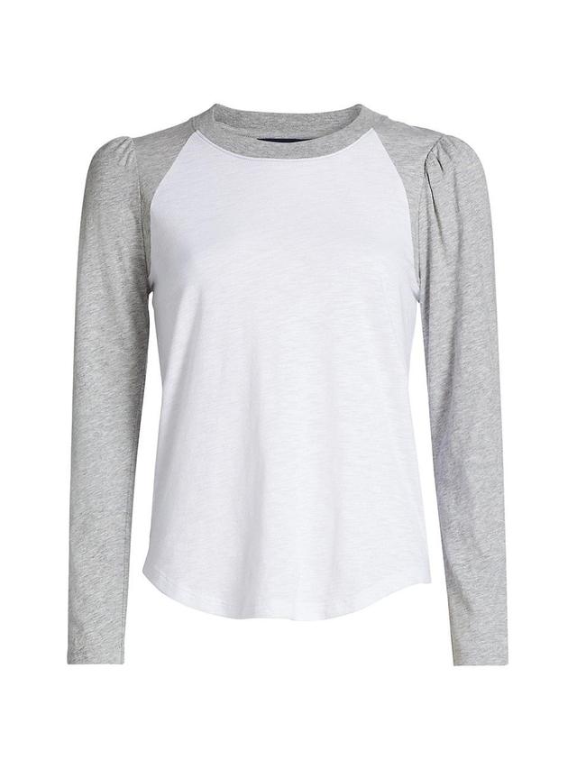 Womens Mason Cotton Long-Sleeve Baseball T-Shirt Product Image