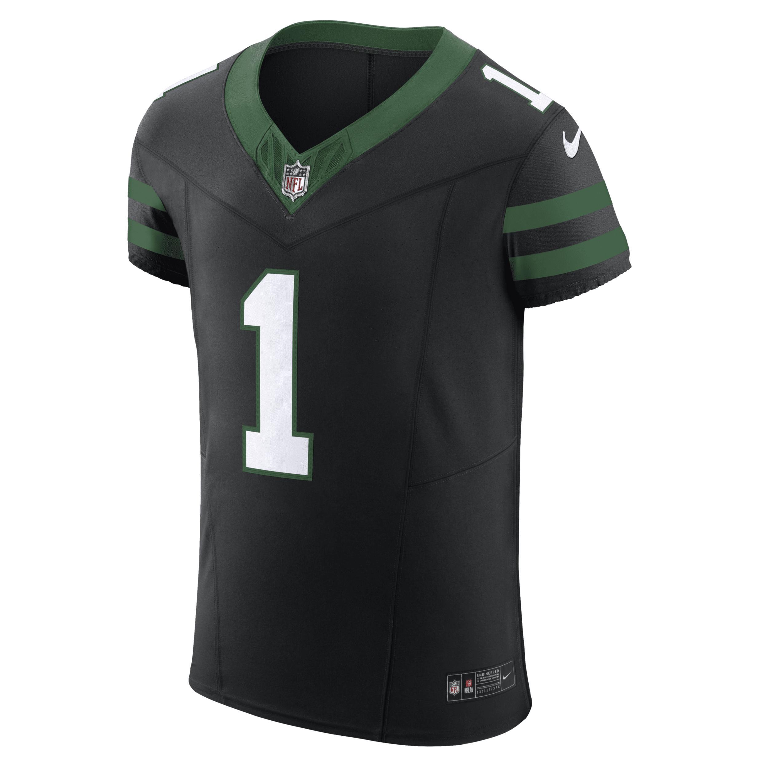 Mens Nike Ahmad Sauce Gardner Legacy New York Jets Alternate Vapor F.U.S.E. Elite Jersey Product Image