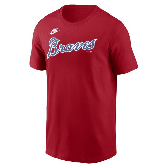 Atlanta Braves Cooperstown Wordmark Nike Mens MLB T-Shirt Product Image