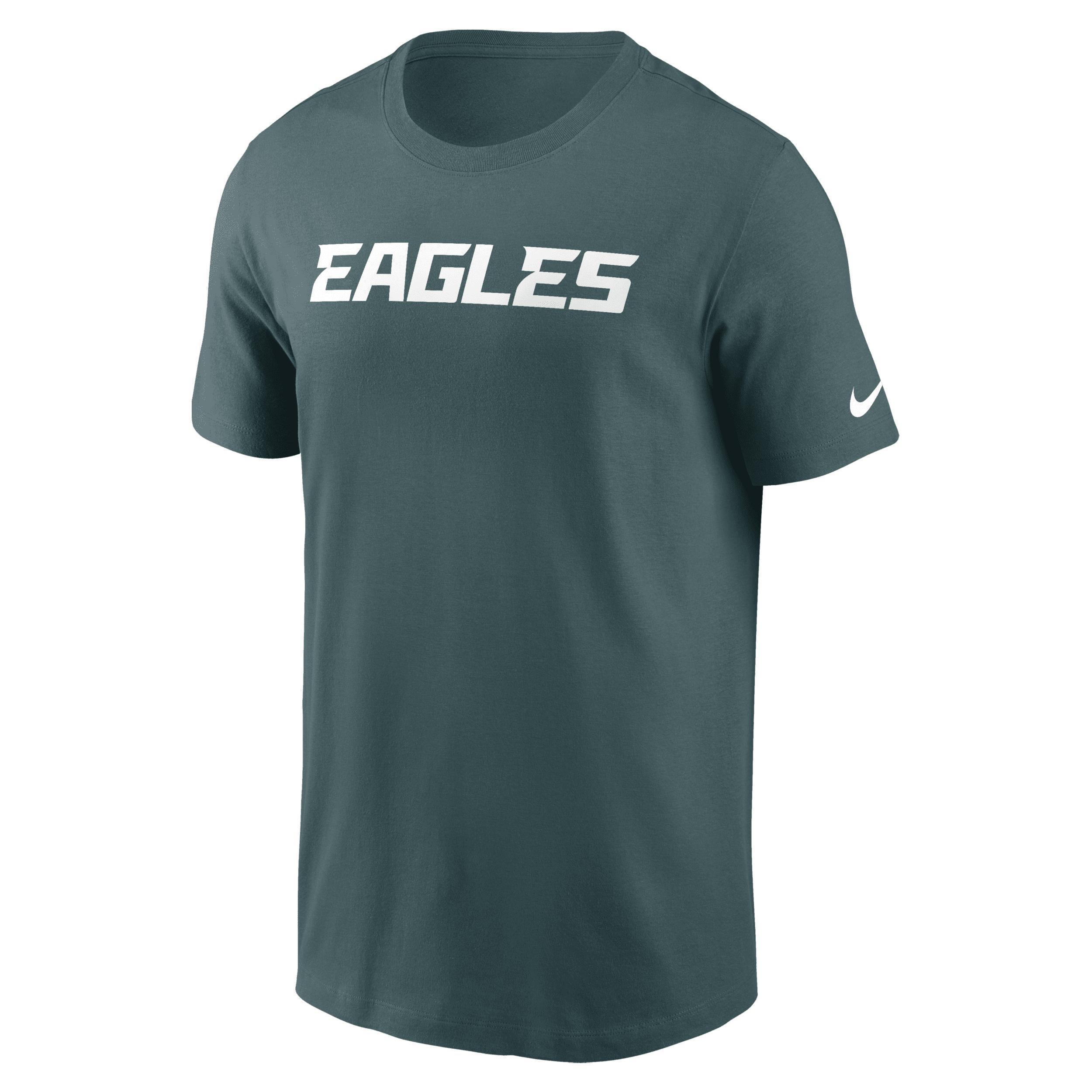 Mens Nike Midnight Philadelphia Eagles Primetime Wordmark Essential T-Shirt Product Image