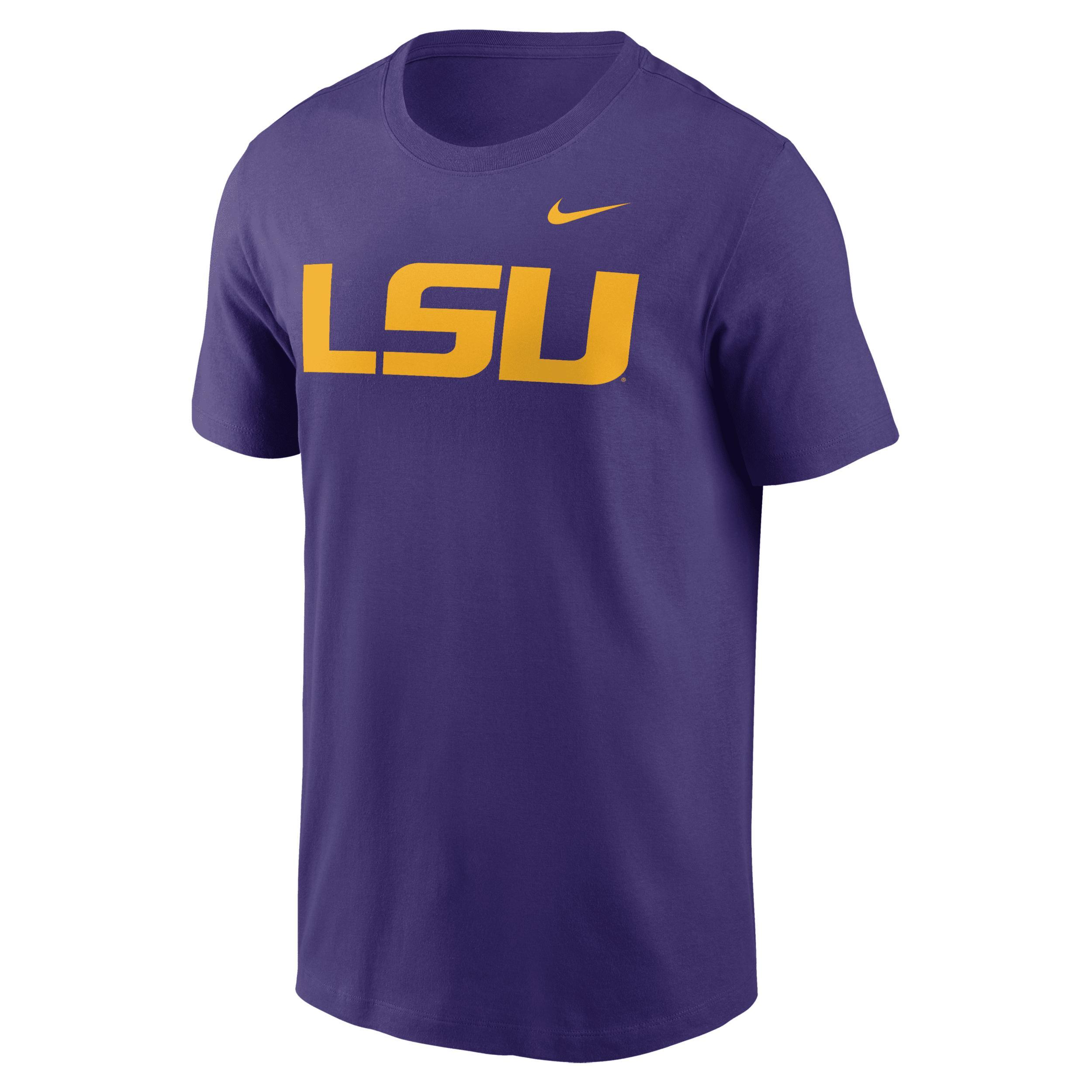 LSU Tigers Primetime Evergreen Logo Nike Mens College T-Shirt Product Image