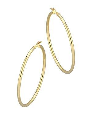 Saks Fifth Avenue Made in Italy Saks Fifth Avenue Women's 14K Yellow Gold Hoop Earrings/2"  - female - Size: one-size Product Image