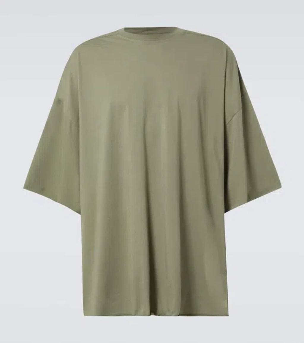 RICK OWENS Tommy T Cotton Jersey T-shirt In Celadon Product Image