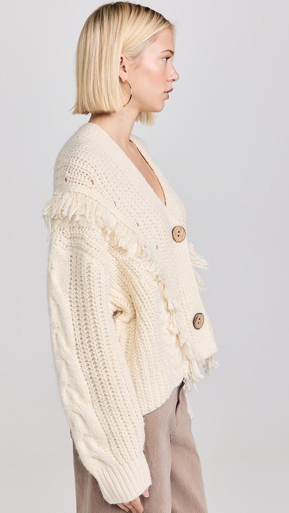 Line & Dot Sade Fringe Cardigan | Shopbop Product Image