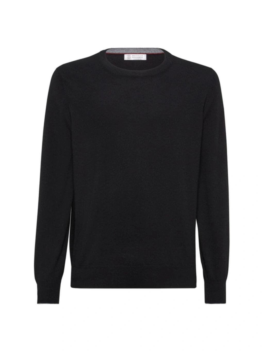 Cashmere Sweater In Black Product Image