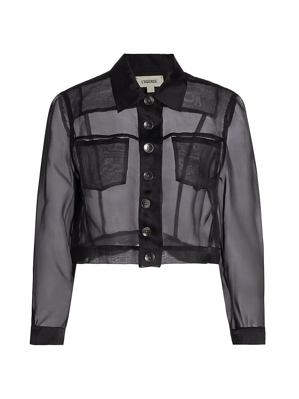 Womens Anders Silk Organza Jacket Product Image