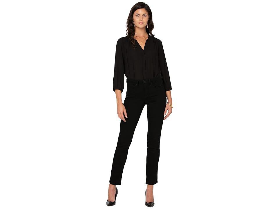 Nydj Sheri Slim Jeans in Black Product Image