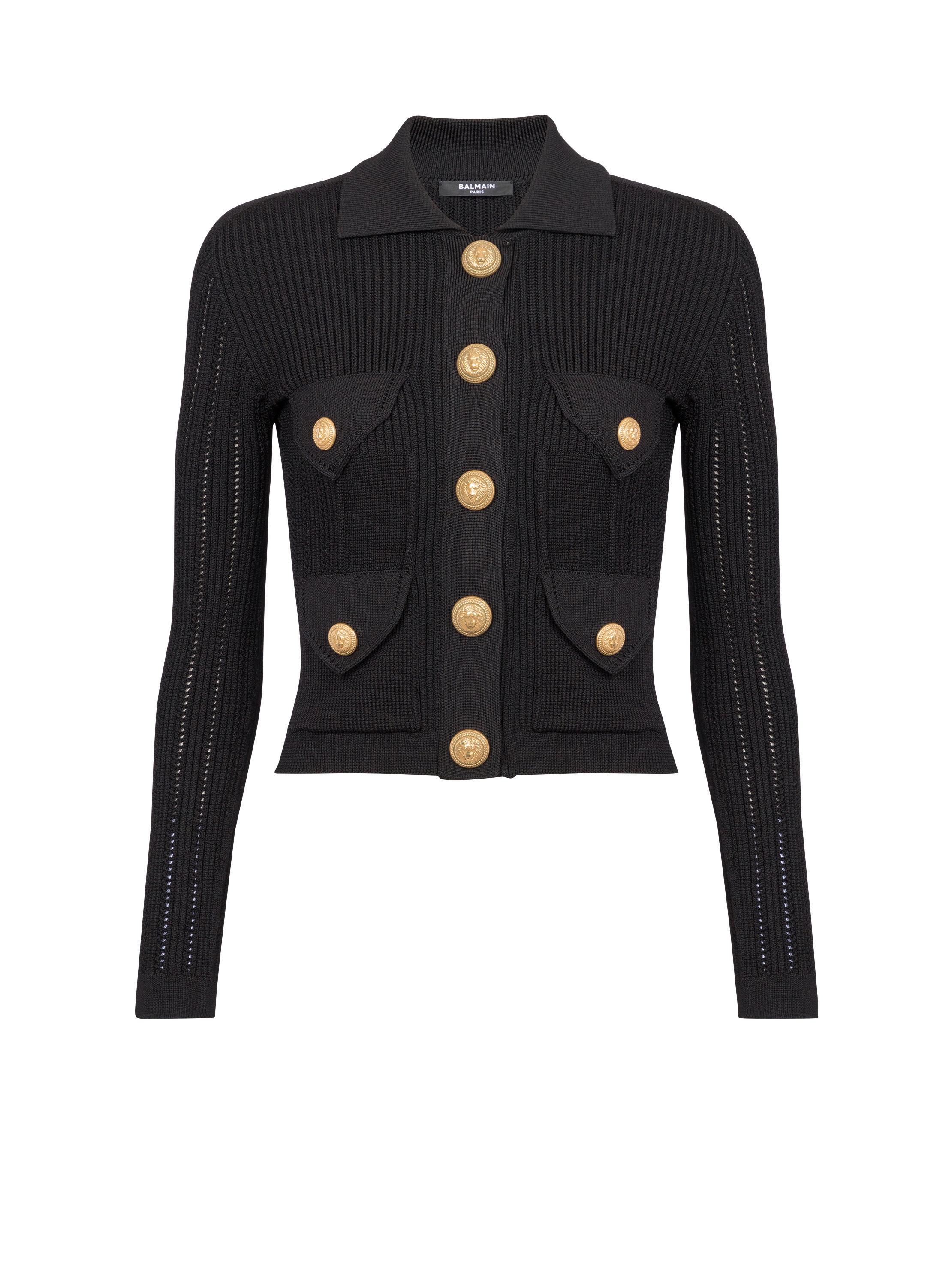 Buttoned knit cardigan product image