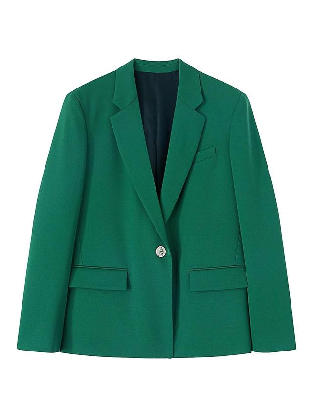 Womens Bianca Wool-Stretch Blazer Product Image