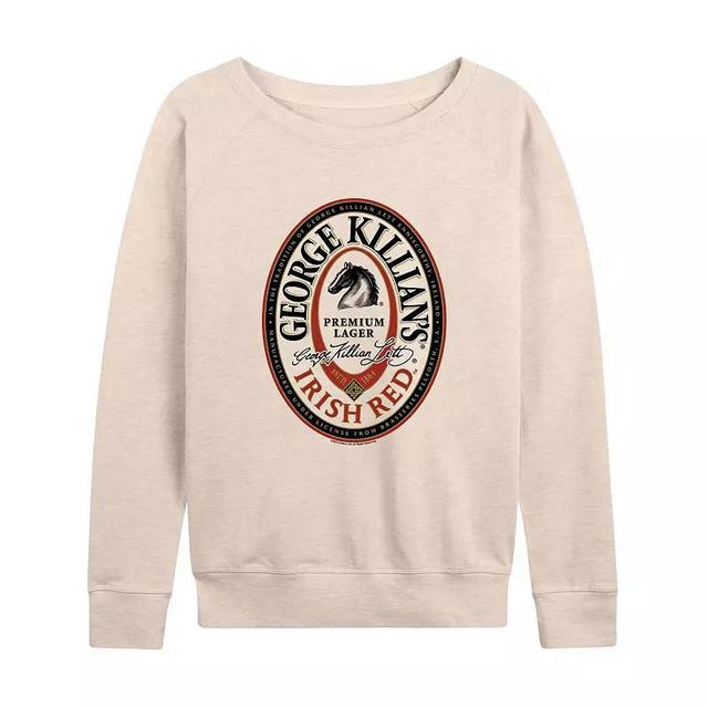 Womens Killians Premium Lager Logo Lightweight French Terry Sweatshirt Product Image