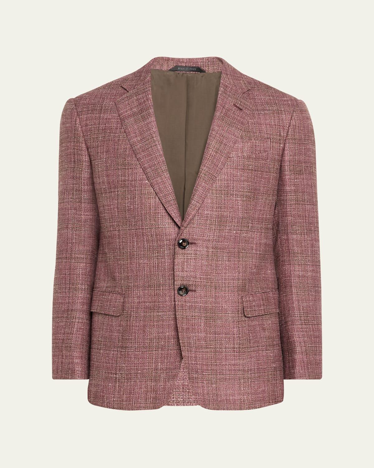 Mens Melange Wool-Blend Sport Coat Product Image