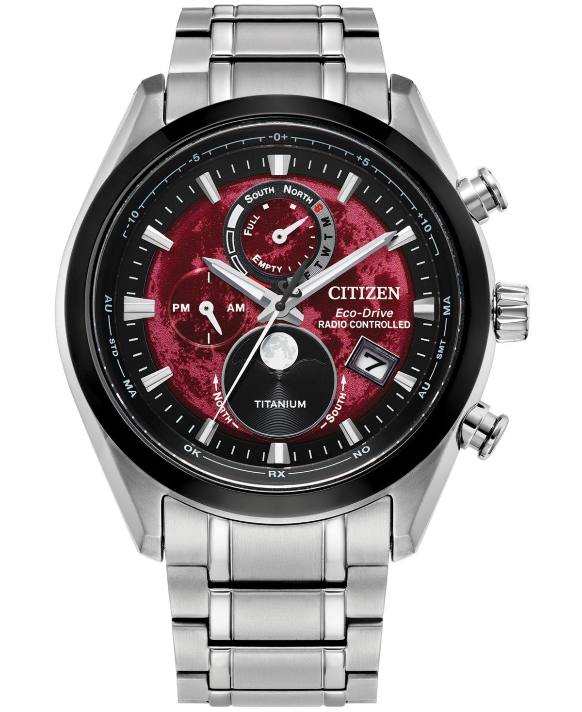 Citizen Mens Eco-Drive Water Resistance 100 Titanium Bracelet Watch Product Image