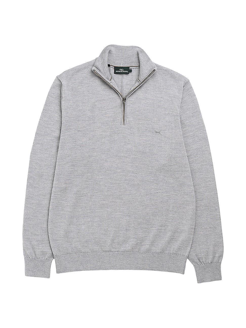 Mens Calderwell Wool Quarter-Zip Sweater Product Image