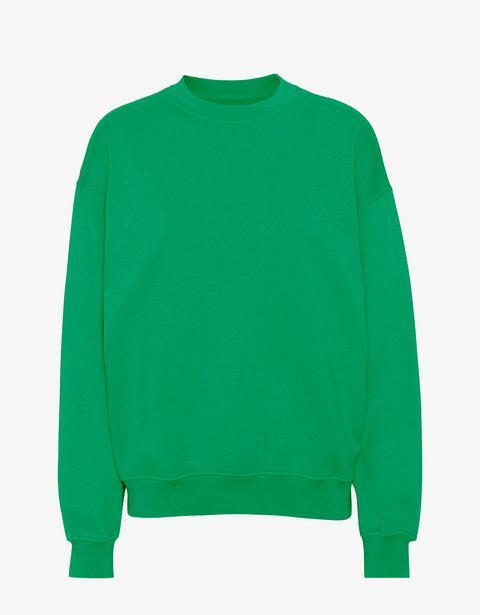 Organic Oversized Crew - Kelly Green Product Image