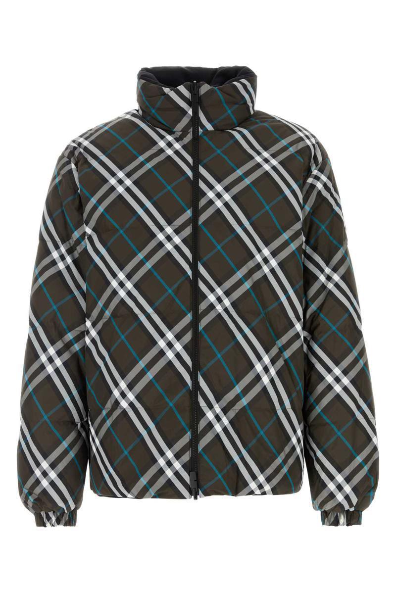 Men's Check Down Jacket Product Image