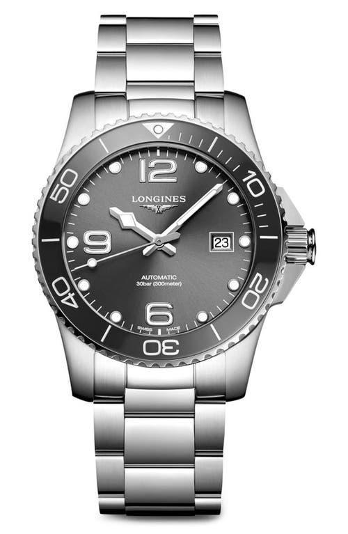 Longines Mens Hydroconquest Automatic Stainless Steel Bracelet 41mm Watch Product Image