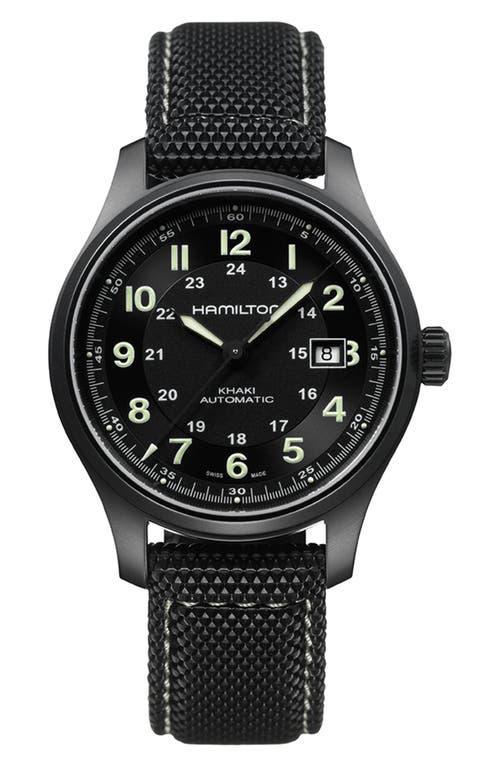 Hamilton Khaki Field Titanium Auto Watch Product Image