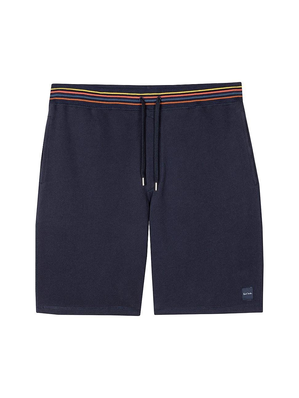 Mens Artist Rib-Knit Drawstring Shorts product image