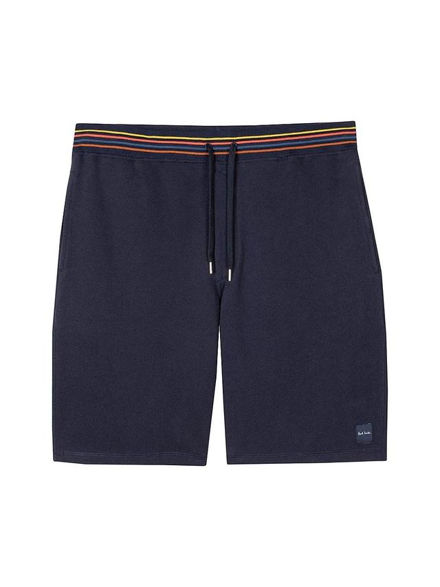 Mens Artist Rib-Knit Drawstring Shorts Product Image