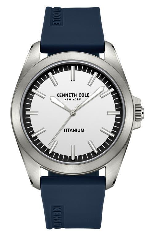 Kenneth Cole Classic Silicone Strap Watch, 42mm Product Image