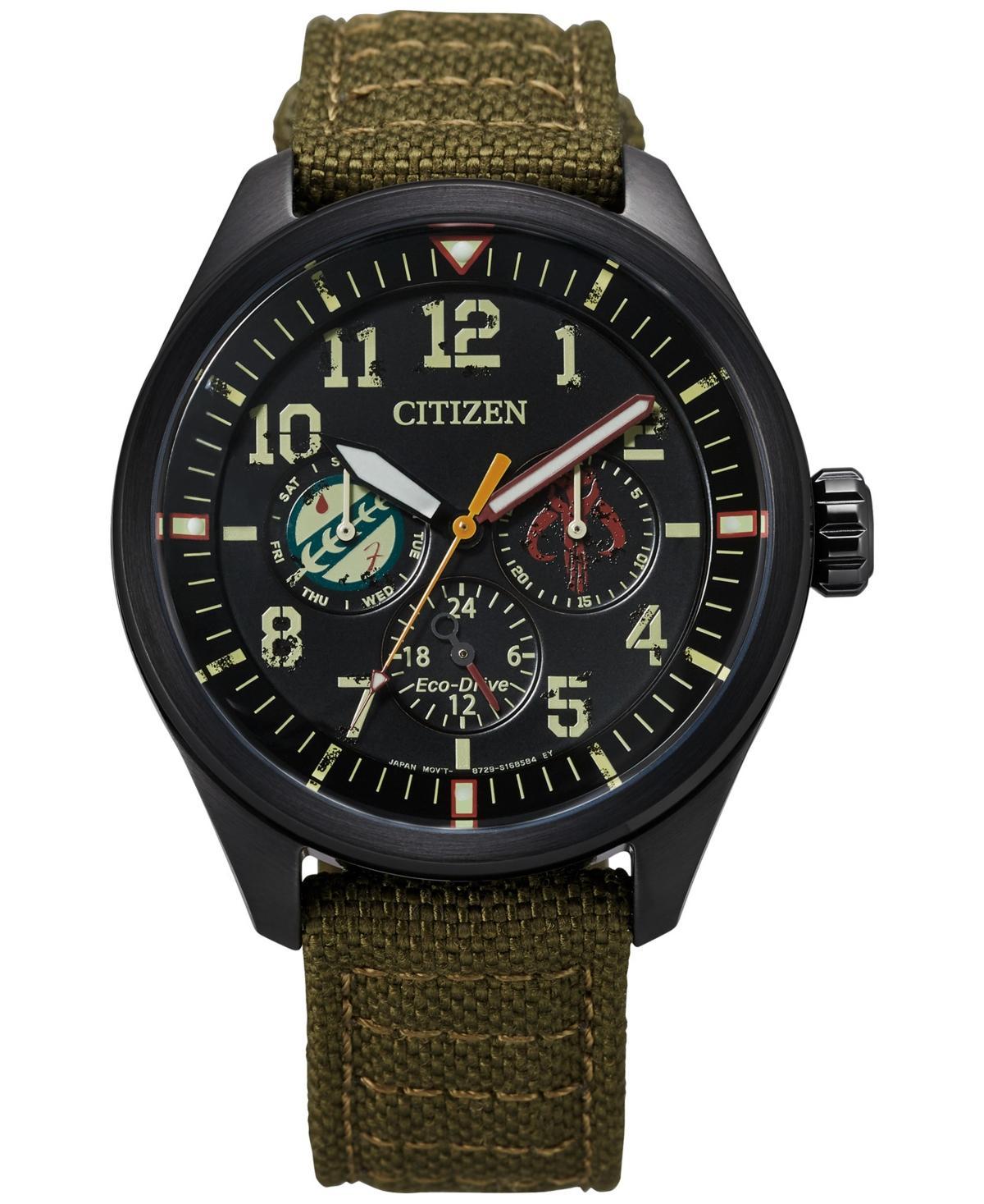 Star Wars by Citizen Boba Fett Cordura Fabric Strap Watch 43mm Product Image