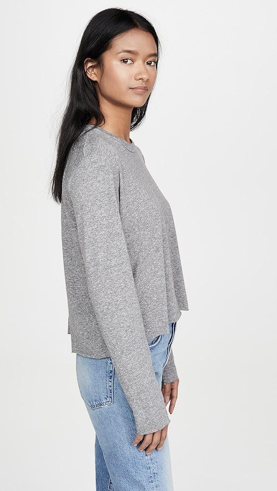 THE GREAT. The Long Sleeve Crop Tee | Shopbop Product Image