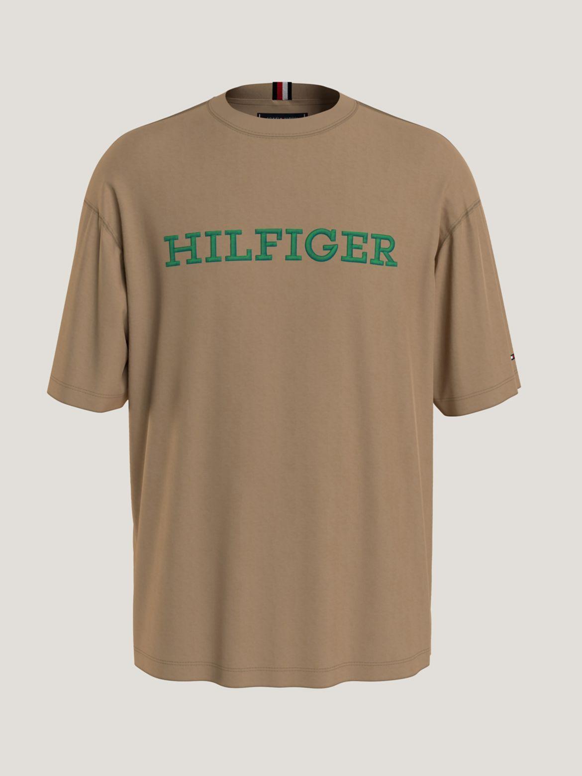 Tommy Hilfiger Men's Embroidered Monotype Logo T-Shirt Product Image