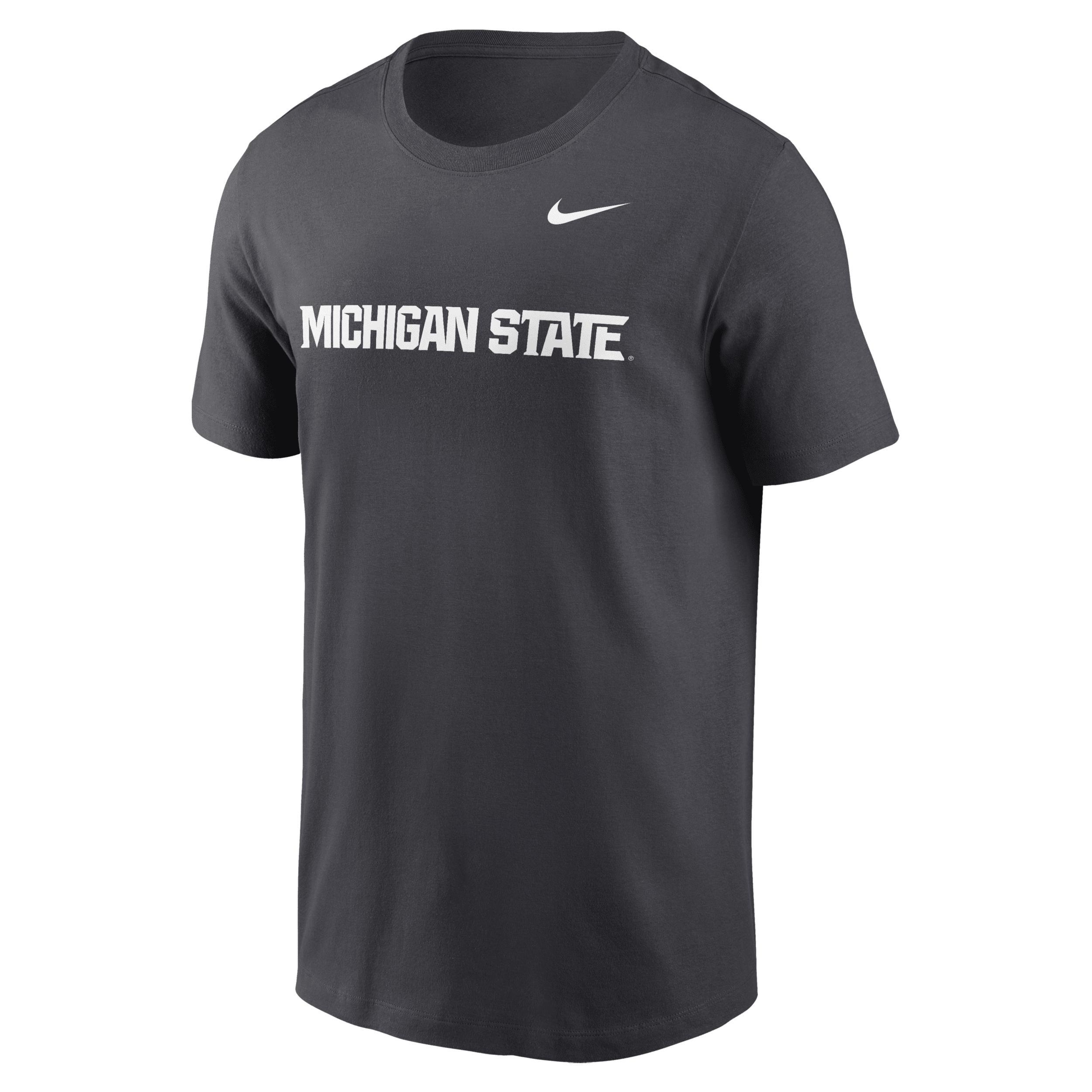 Michigan State Spartans Primetime Wordmark Nike Mens College T-Shirt Product Image