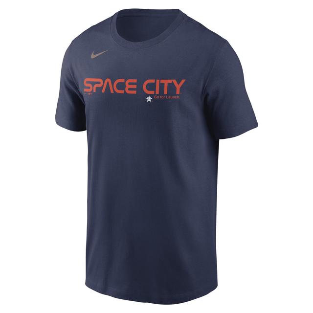 Mens Nike Jose Altuve Navy Houston Astros 2022 City Connect Name and Number T-shirt Product Image