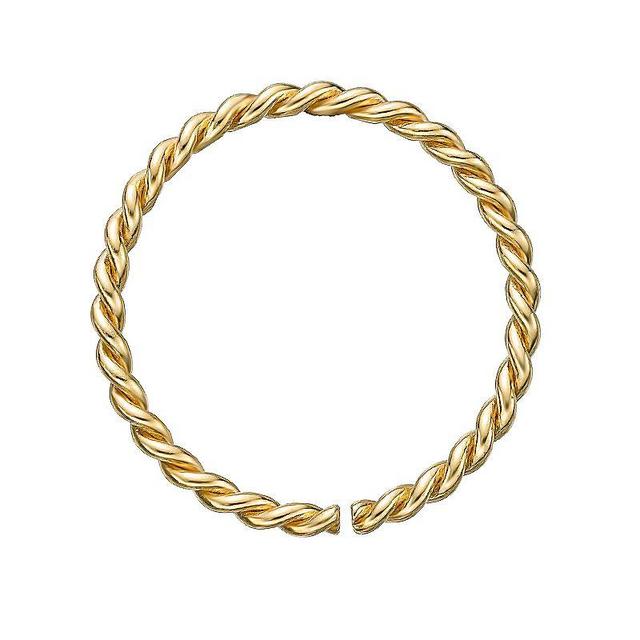 Lila Moon 14k Gold 8 mm Seamless Twist Nose Ring, Womens, Yellow Product Image