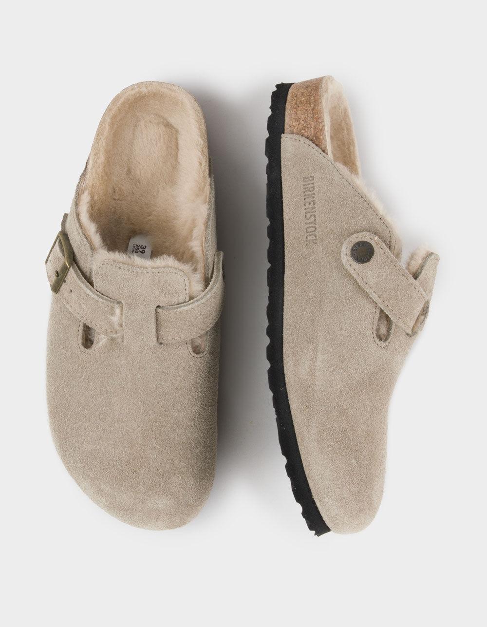 BIRKENSTOCK Boston Shearling Womens Clogs Product Image