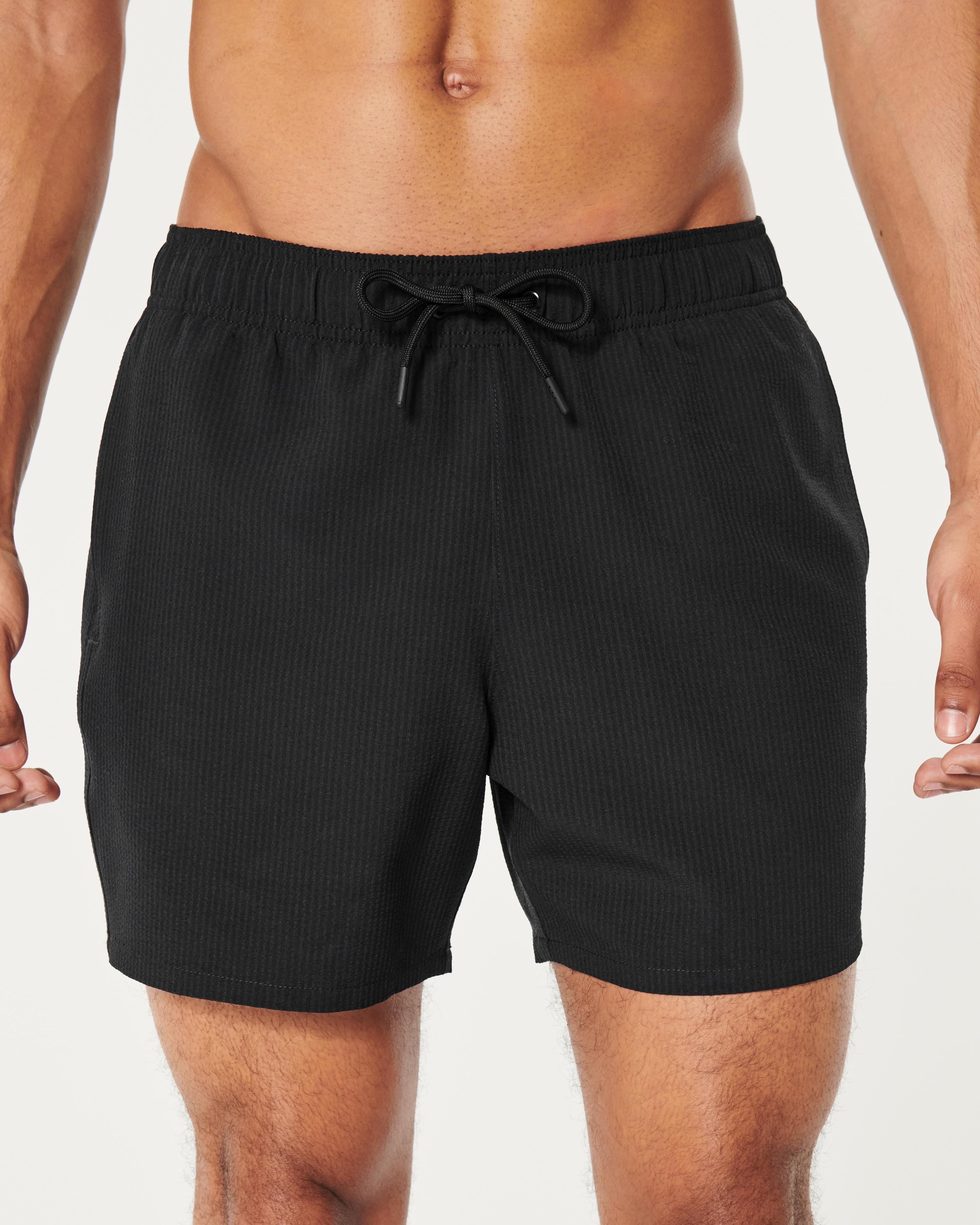 Seersucker Guard Swim Trunks 5" Product Image