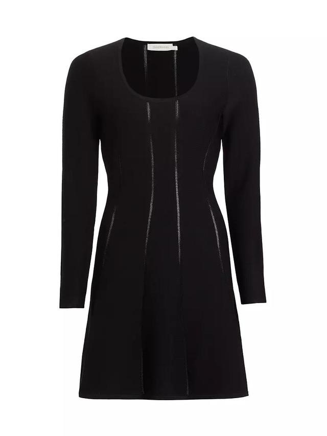 Luminosity Knit Paneled Minidress Product Image