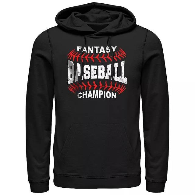 Mens ESPN Fantasy Baseball Champion Stitching Graphic Hoodie Product Image