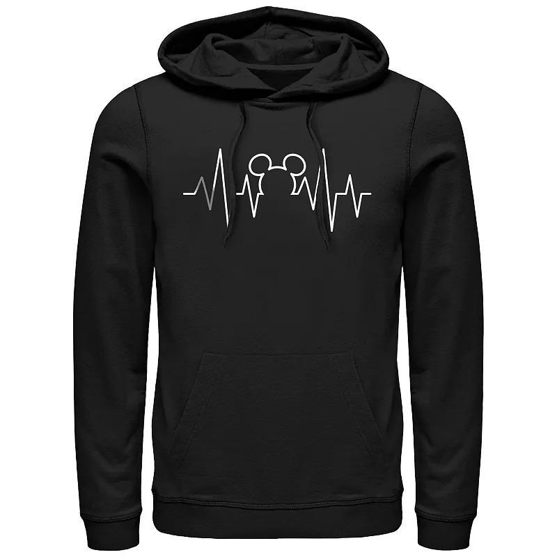 Mens Mickey Mouse Heartline Graphic Hoodie Product Image