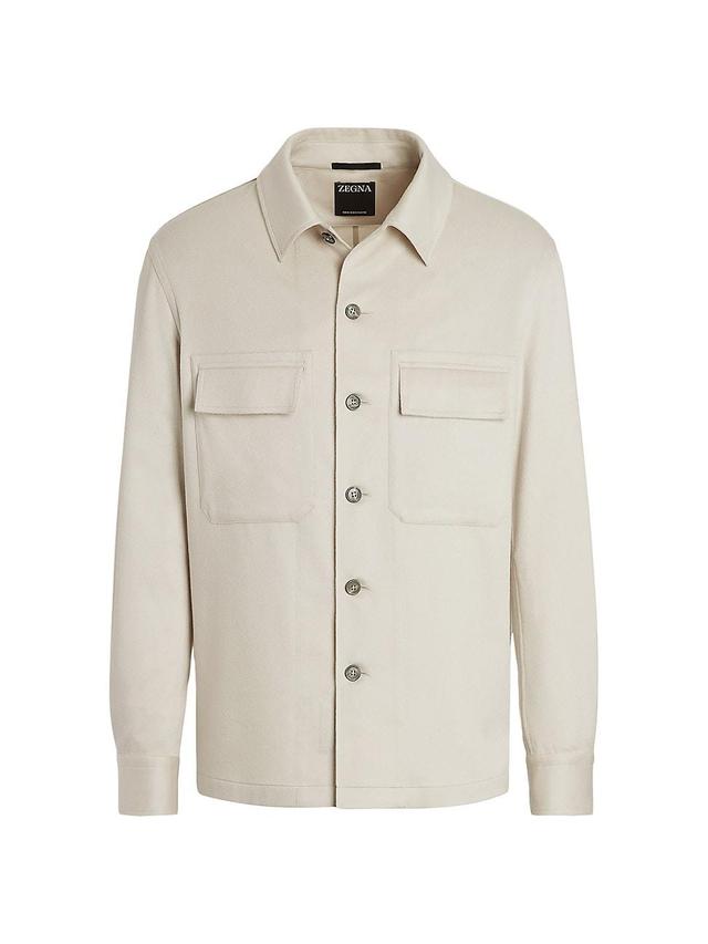 Mens Oasi Cashmere Alba Overshirt Product Image