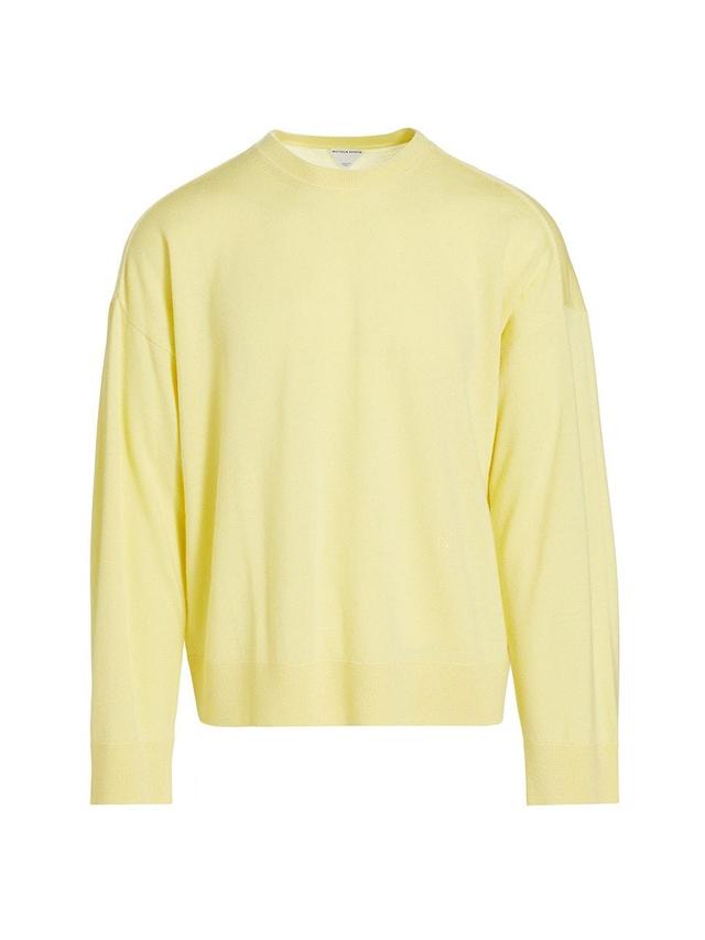 Mens Wool Crewneck Sweater Product Image