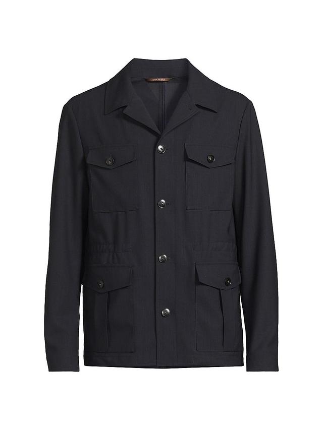 Mens Impeccable Wool Safari Jacket Product Image