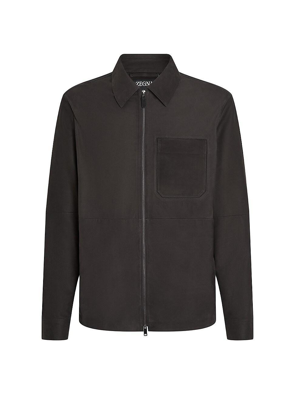 Mens Secondskin Nubuck Overshirt Product Image