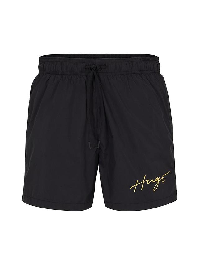 Mens Swim Shorts With Handwritten Logo Product Image