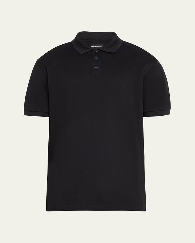 Mens Tipped Polo Shirt Product Image