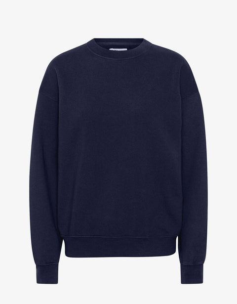 Organic Oversized Crew - Navy Blue Product Image