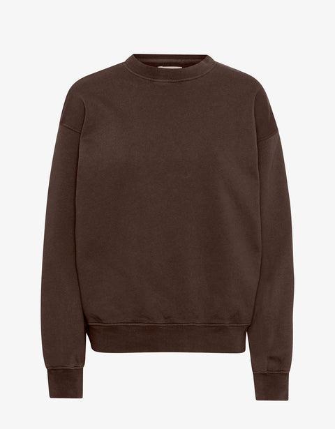 Organic Oversized Crew - Coffee Brown Product Image