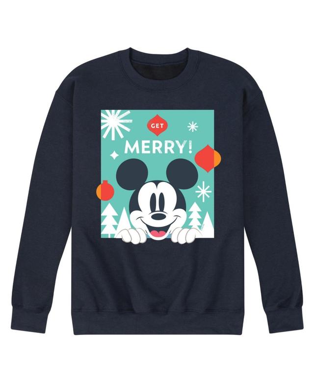 Disneys Mens Get Merry Fleece Blue Product Image