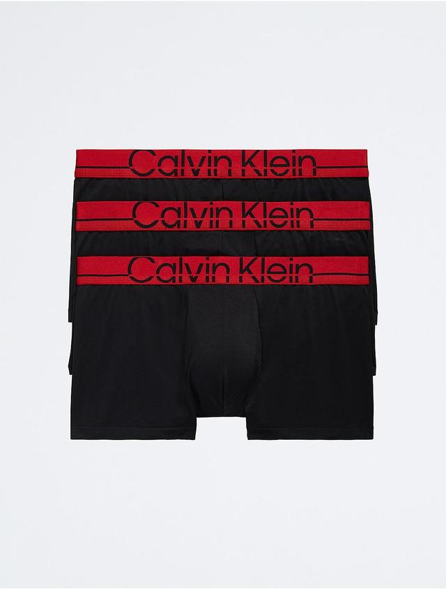 Calvin Klein Mens Calvin Klein Pro Fit 3-Pack Micro Low Rise Trunk - Black - S Product Image