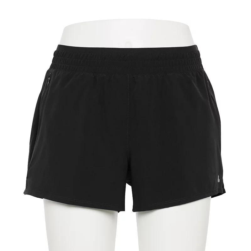 Womens Tek Gear Woven Run Shorts Dark Blue Product Image