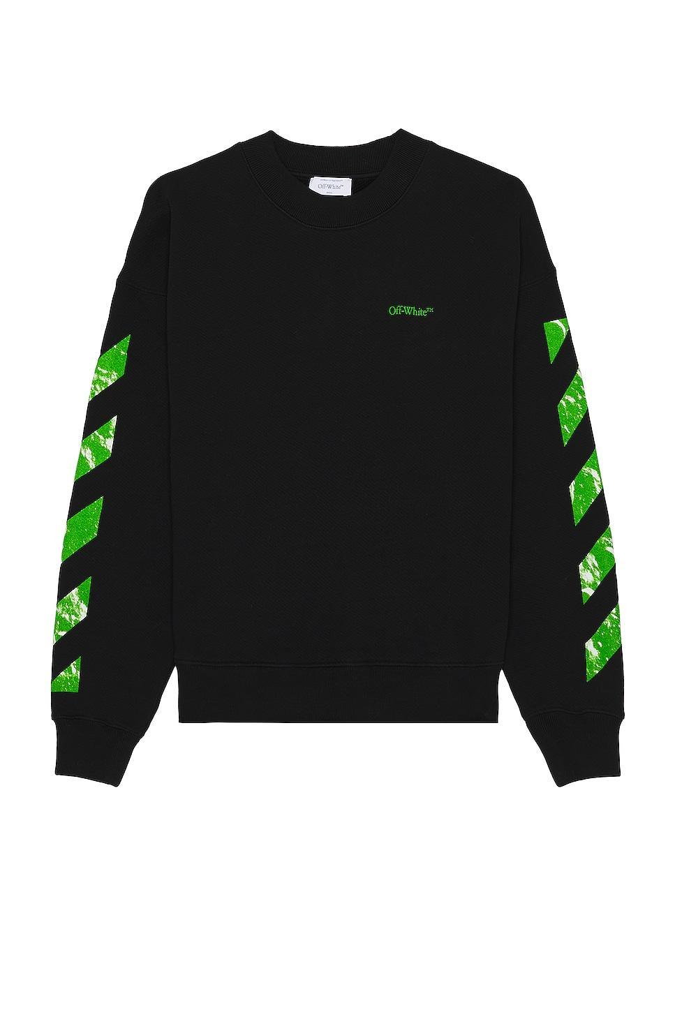 OFF-WHITE Moon Cam Arrow Skate Crewneck in Black. Size S, XL/1X. Product Image