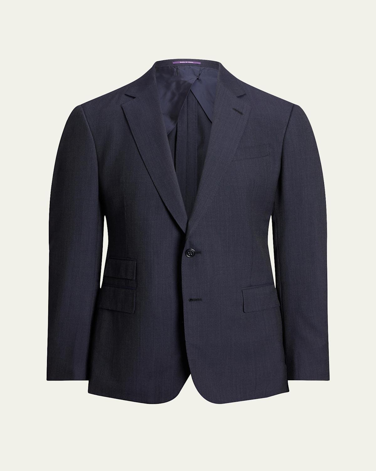 Mens Wool Single-Breasted Suit Product Image